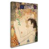 Trademark Fine Art Gustav Klimt 'Three Ages' Canvas Art, 14x19 ALI10069-C1419GG